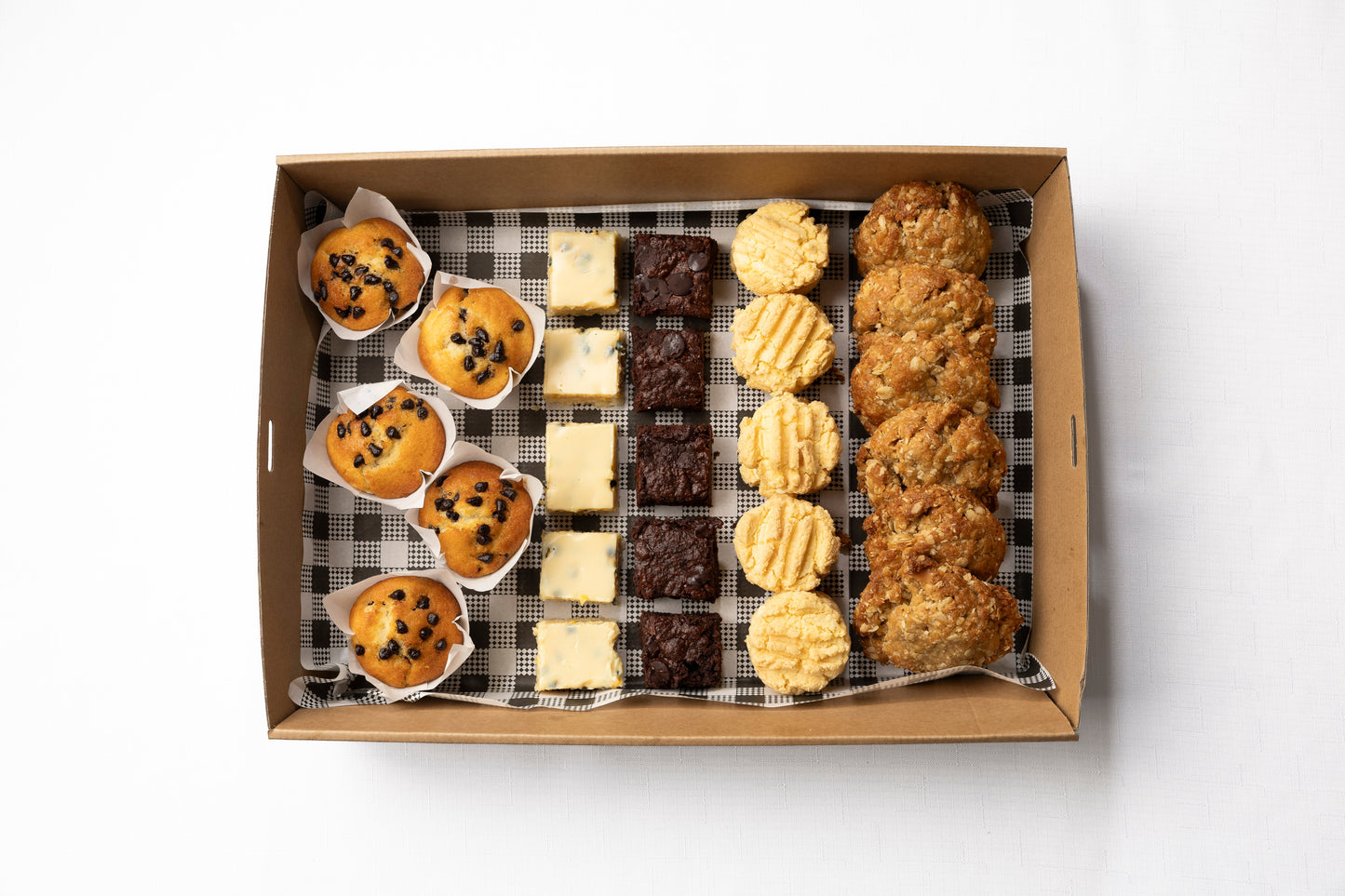 A box of 26 delicious housemade sweet treats
