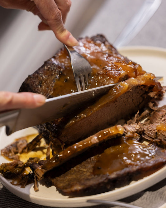 Roast beef with horseradish cream