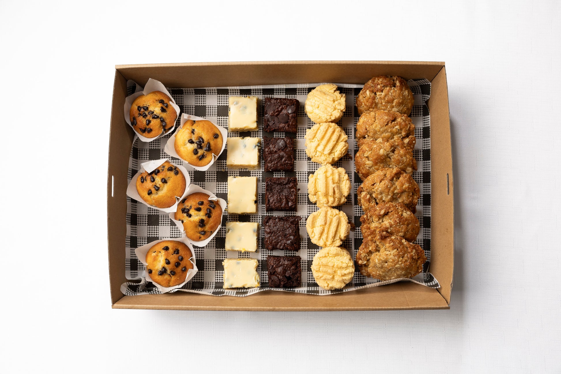 A box of 26 delicious housemade sweet treats